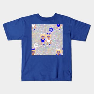 bunny ears hanukkah emoji Kids T-Shirt